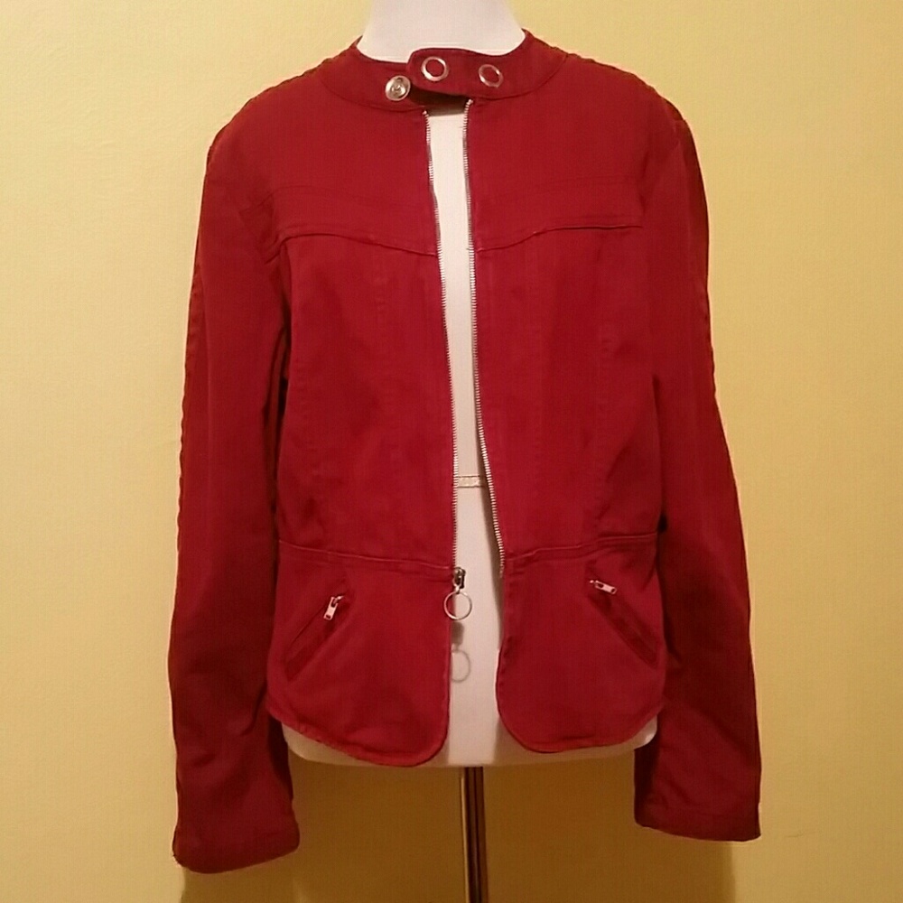 A|Line Brand Burgandy Colored Jacket